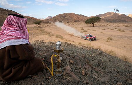 Carlos Sainz en el Dakar. |  EFE