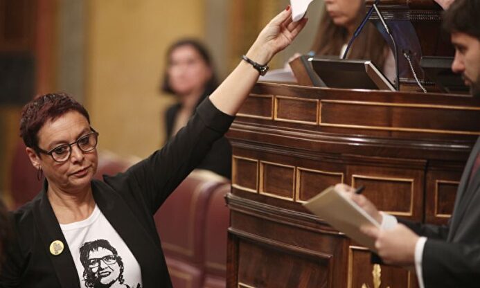 Monsterrat Bassa, diputada de Esquerra Republicana |  Europa Press