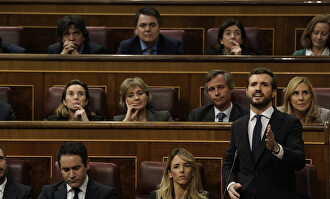 Bancada del PP en el Hemiciclo. |  David Mudarra