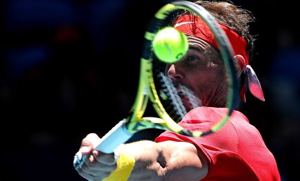 Rafa Nadal cedió ante Goffin. |  EFE