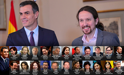 El nuevo Gobierno de Pedro Sánchez. |  EFE