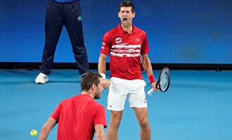 Djokovic y Troicki, ganadores del dobles. |  EFE