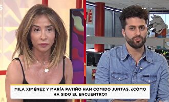 La presentadora dejó descolocado a su compañero |  Mediaset