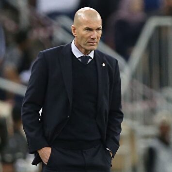 Zinedine Zidane, durante la final de la Supercopa ante el Atlético en Yeda (Arabia Saudí). |  EFE