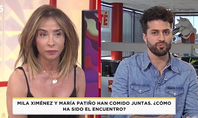 La presentadora dejó descolocado a su compañero |  Mediaset