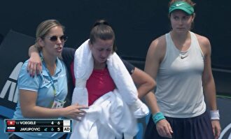 El humo de los incendios en Australia deja sin respiración a la tenista Jakupovic 