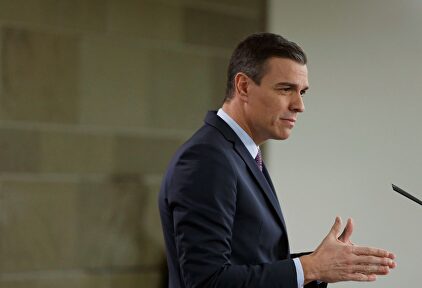 Pedro Sánchez, en rueda de prensa tras el primer Consejo de Ministros. |  EFE