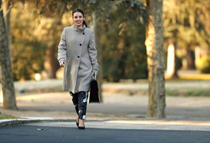 Irene Montero en Moncloa para asistir al primer Consejo de Ministros. |  EFE