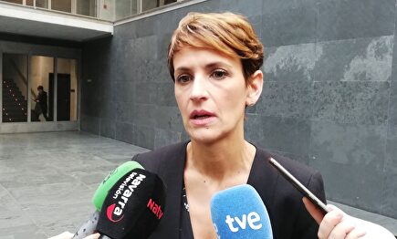 María Chivite, presidenta de Navarra. |  Europa Press