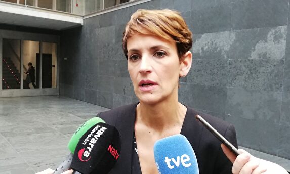 María Chivite, presidenta de Navarra. | Europa Press