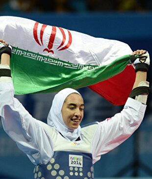 La medallista olímpica iraní de taekwondo Kimia Alizadeh |  Cordon Press