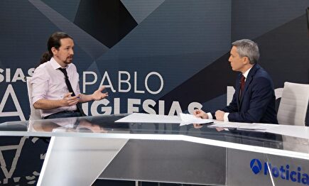 Un momento de la entrevista. |  TV