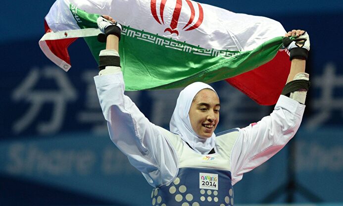 La medallista olímpica iraní de taekwondo Kimia Alizadeh |  Cordon Press