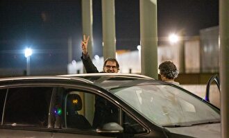 Jordi Cuixart sale de la cárcel de Lledoners. |  Pau Venteo (Europa Press)