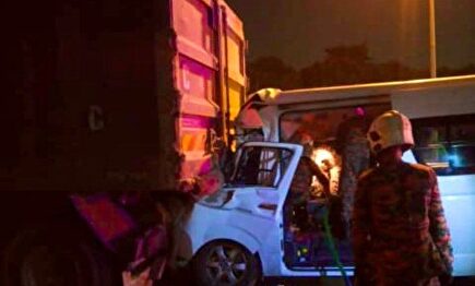 Así quedó la furgoneta sinestrada |  Captura