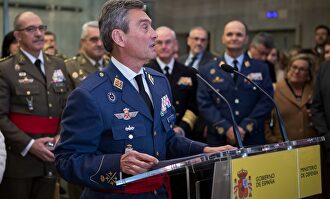 El nuevo JEMAD, general del Aire Miguel Ángel Villarroya. |  Ricardo Pérez/MDE