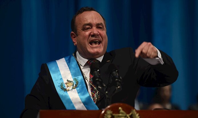 El nuevo presidente de Guatemala, Alejandro Giammattei. |  EFE
