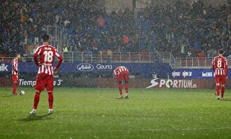 El Atlético, superado por el Eibar. |  EFE