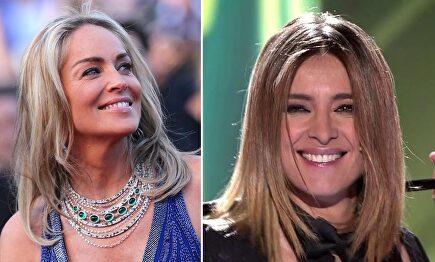 Sharon Stone y Sandra Barneda |  telecinco.es/Gtres
