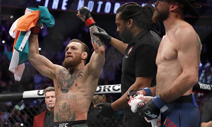 El regreso triunfal de McGregor en plan carnicero: los salvajes 40 segundos para tumbar a Cerrone
