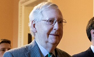 Mitch McConnell, líder de la mayoría republicana en el Senado de EEUU. |  EFE