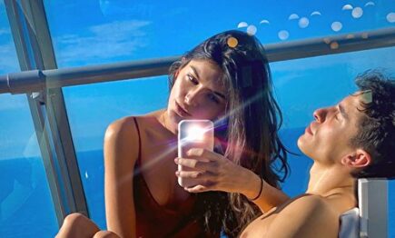 La pareja, disfrutando del sol |  Instagram