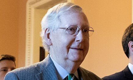Mitch McConnell, líder de la mayoría republicana en el Senado de EEUU. |  EFE