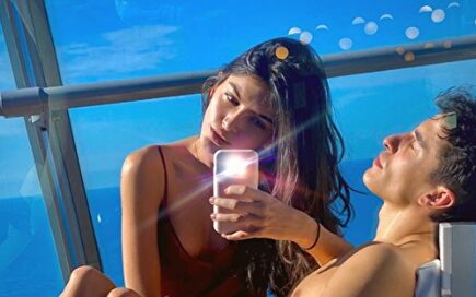 La pareja, disfrutando del sol |  Instagram