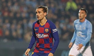 Antoine Griezmann, en acción ante el Ibiza. |  EFE