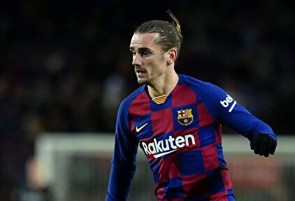 Antoine Griezmann con el Barcelona. | EFE