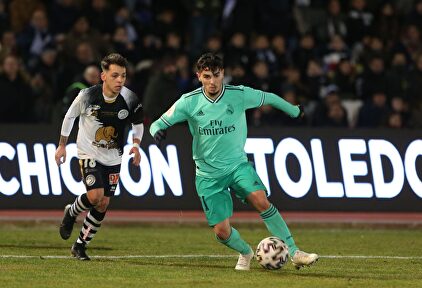 Brahim y Álvaro Romero, dos de los grandes protagonistas del Unionistas- Real Madrid |  EFE