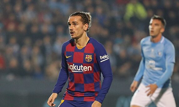 Antoine Griezmann, en acción ante el Ibiza. |  EFE