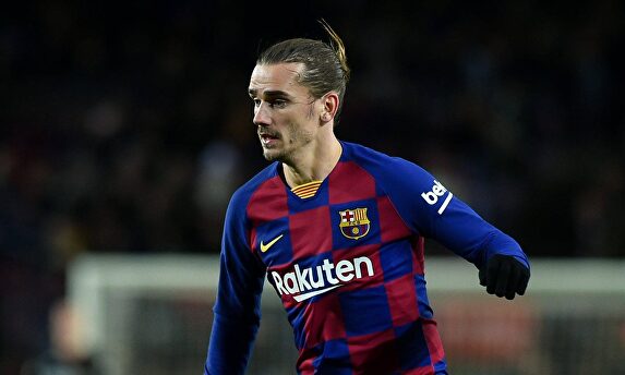 Antoine Griezmann con el Barcelona. | EFE