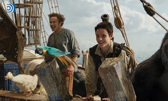 Robert Downey Jr. como Dr. Dolittle es un Johnny Depp pasado de rosca 