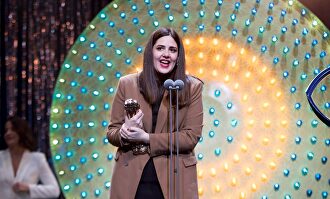 Belén Funes en los Premios Gaudí. |  EFE