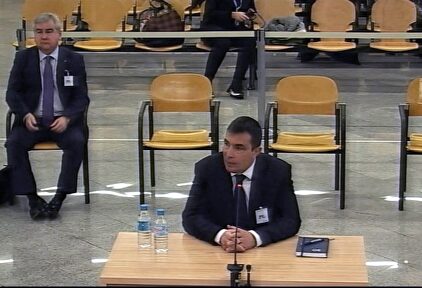 Pere Soler este jueves en la Audiencia Nacional. |  EFE