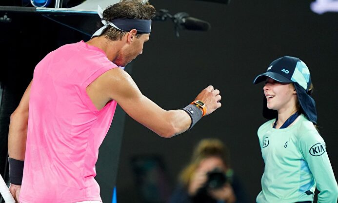 Rafa Nadal lució ante Dulbonis |  EFE