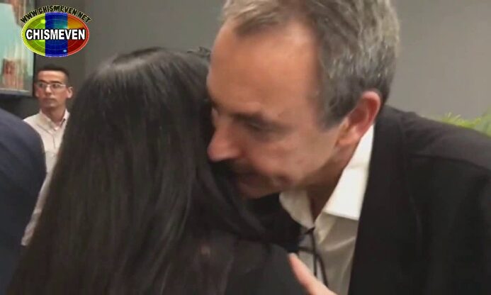 Delcy Rodríguez se despide de Zapatero: "Ciao mi príncipe"