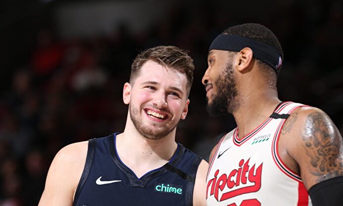 Blazers-Mavericks, el partido con más triples de la historia de la NBA