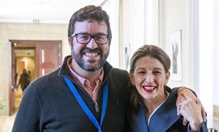 Joaquín Pérez Rey y Yolanda Díaz |  Europa Press