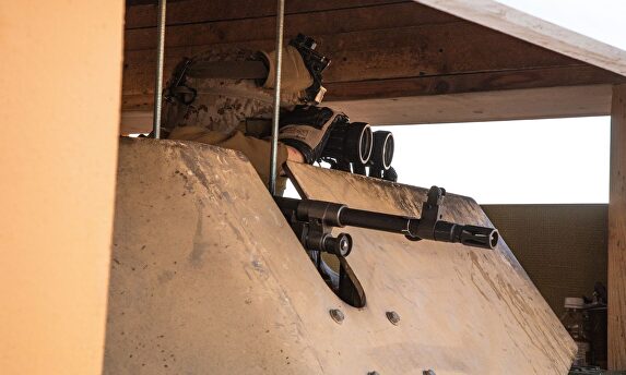 Soldado estadounidense en la Zona Verde de Bagdad |  Europa Press