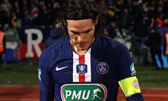 Cavani, con el PSG. | EFE