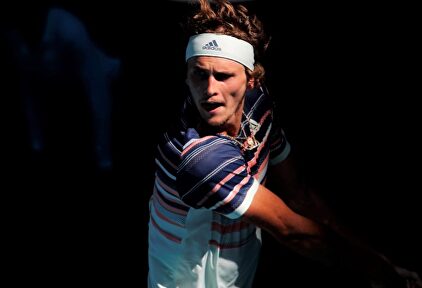 Alexander Zverev, durante su partido de cuartos ante Stan Wawrinka. | EFE