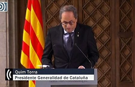 Quim Torra anuncia la convocatoria de elecciones en Cataluña