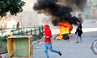 Protestas en Hebrón contra el plan de Trump. |  EFE