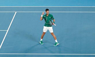 La sublime dejada de Djokovic que dejó clavado a Federer