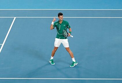 La sublime dejada de Djokovic que dejó clavado a Federer