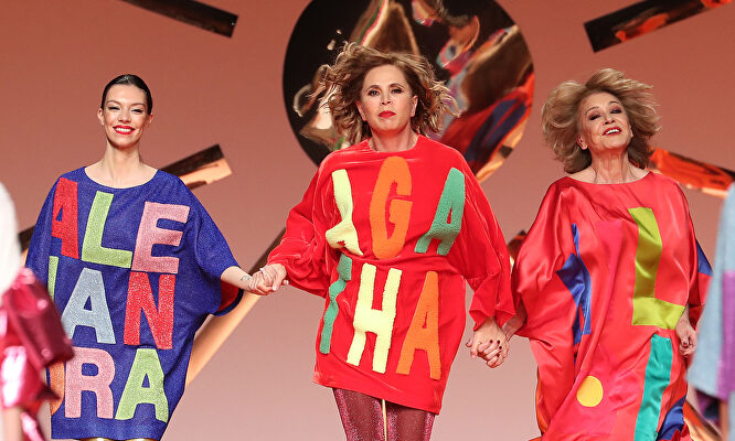 Mila Ximénez y Alejandra Rubio, protagonistas del desfile más triste de Ágatha