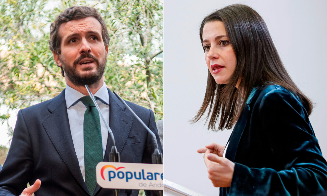 Pablo Casado e Inés Arrimadas. |  EFE