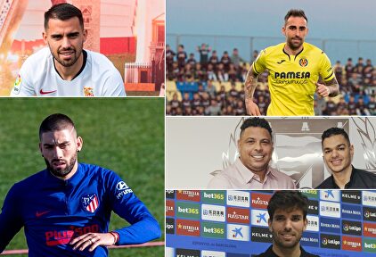 Suso, Carrasco, Alcácer, Ben Arfa y Leandro Cabrera, entre los protagonistas del mercado de invierno. |  LD